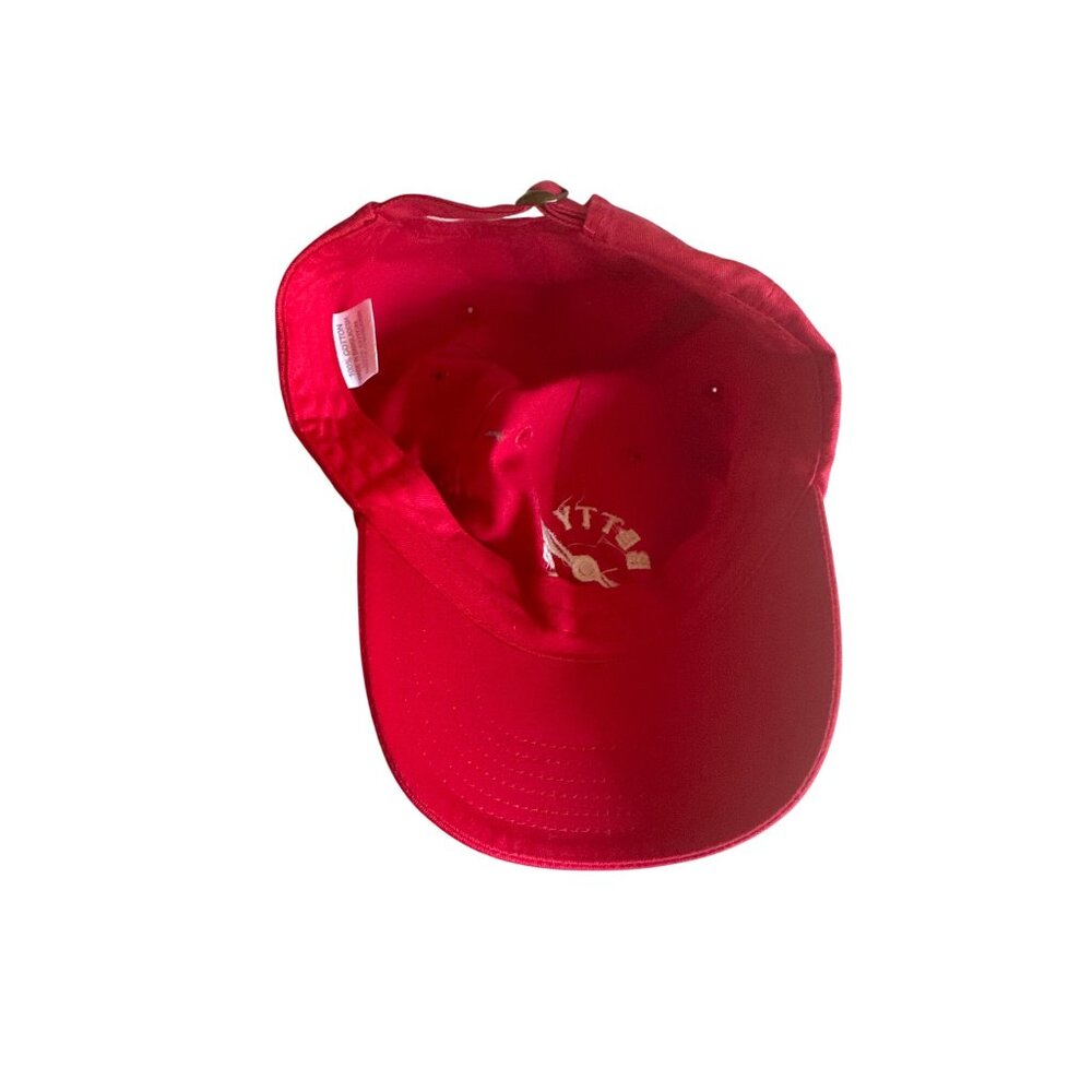 Betty Booze Embroidered Red Baseball Cap Adjustable‎ Nautical Novelty Beach - Picture 4 of 5